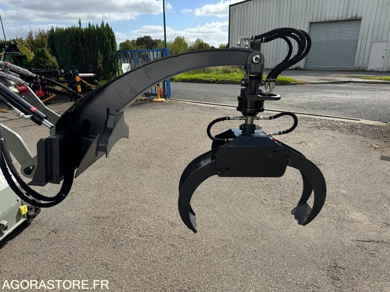 Grappin forestier avec rotator pour mini chargeuse à chenilles - Agricultural machinery: picture 1 Grappin forestier avec rotator pour mini chargeuse à chenilles - Agricultural machinery: picture 1