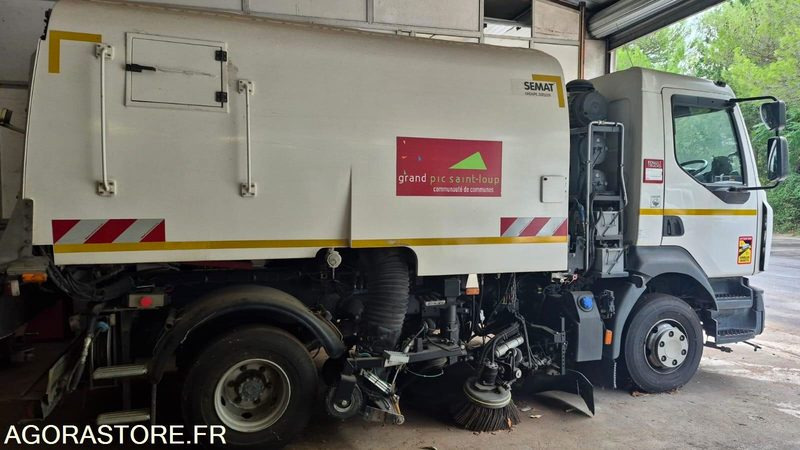 BALAYEUSE SEMAT ET CHASSIS RENAULT 2018 - 64104 - Road sweeper: picture 1 BALAYEUSE SEMAT ET CHASSIS RENAULT 2018 - 64104 - Road sweeper: picture 1