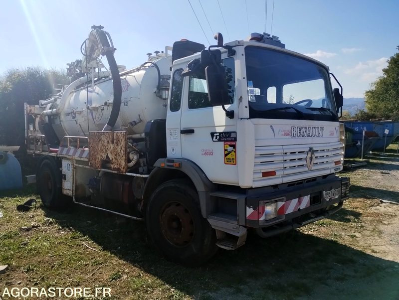 Camion 19t Hydrocureur Renault G300 Maxter – équipement Huwer - Vacuum truck: picture 1 Camion 19t Hydrocureur Renault G300 Maxter – équipement Huwer - Vacuum truck: picture 1