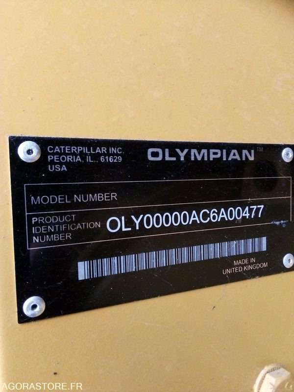 Generator set GROUPE ELECTROGENE Caterpillar Olympian 550.2: picture 12