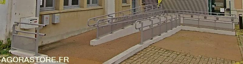 Garde-corps et main courante métalliques pour rampe PMR - Tool/ Equipment: picture 4 Garde-corps et main courante métalliques pour rampe PMR - Tool/ Equipment: picture 4