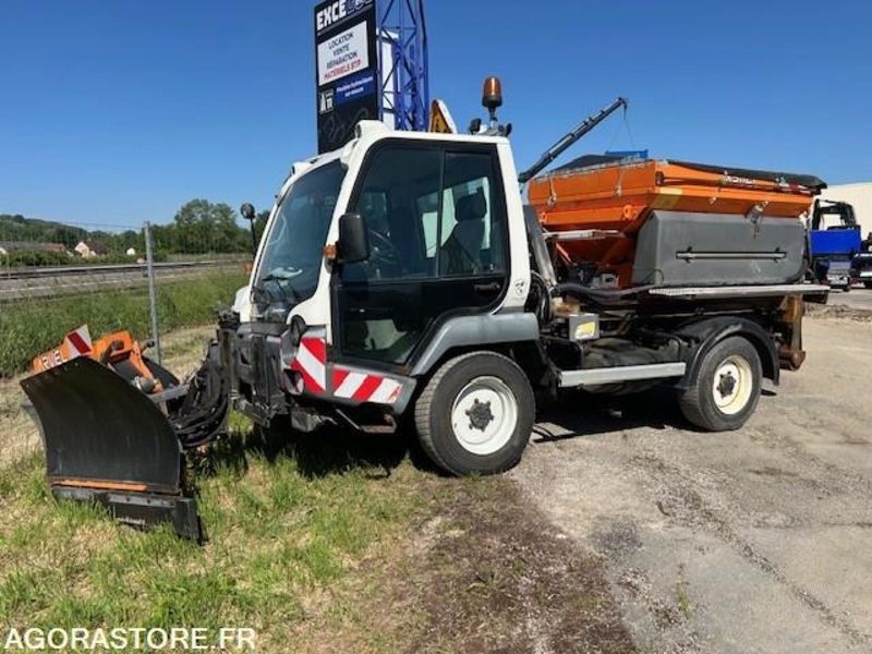 Snow removal vehicle, Hook lift truck LINDNER UNITRAC 102C AMPLIROLL + LAME + SALEUSE 2008 5050 HEURES: picture 7