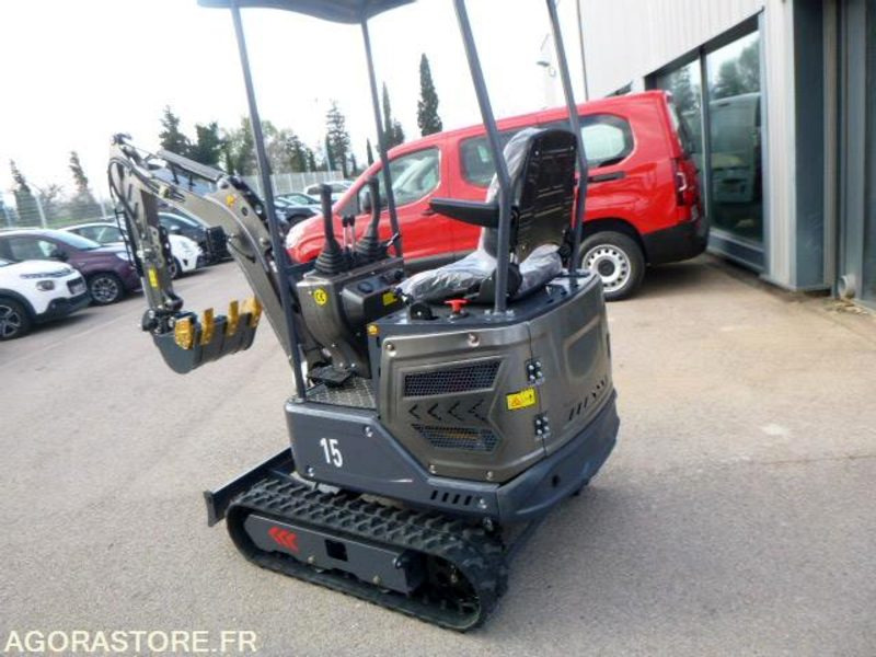 Excavator MINIPELLE NEUVE YCW 1T5 EURO5 - 2025 + 3 godets: picture 11