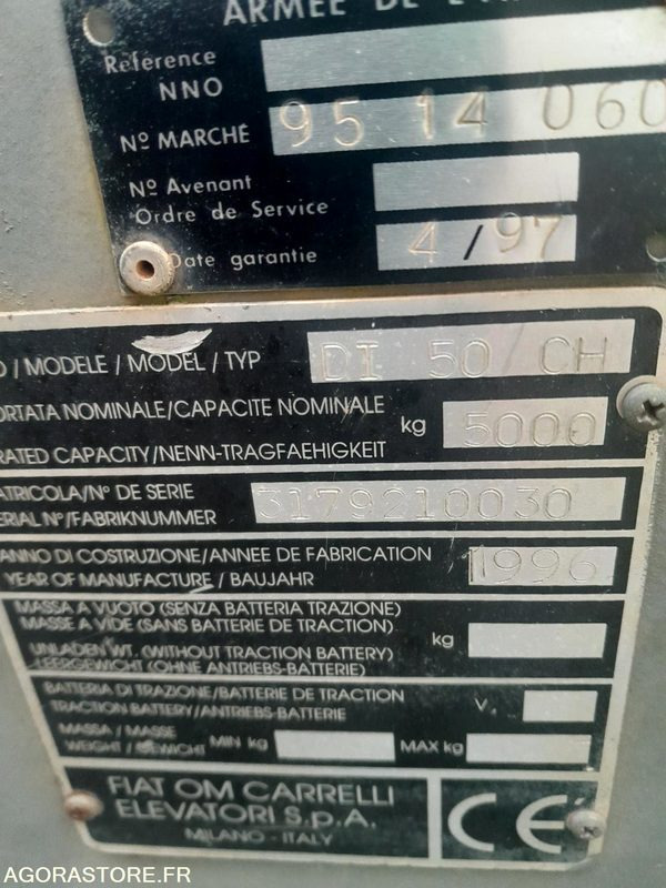 ELEVATEUR OM 5 TONNES - Material handling equipment: picture 3 ELEVATEUR OM 5 TONNES - Material handling equipment: picture 3