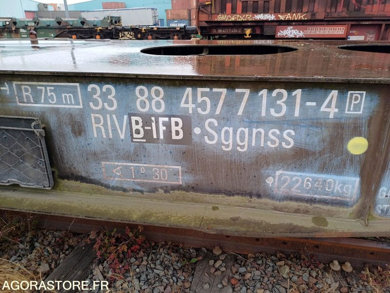 Other machinery Wagon plat intermodal type Sggnss – modèle 6432B0-4, 72 pieds - 2003 (ref 1207): picture 9