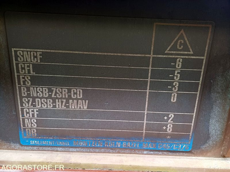 Other machinery Wagon plat intermodal type Sggnss – modèle 6432B0-4, 72 pieds - 2004 (ref 1538): picture 13