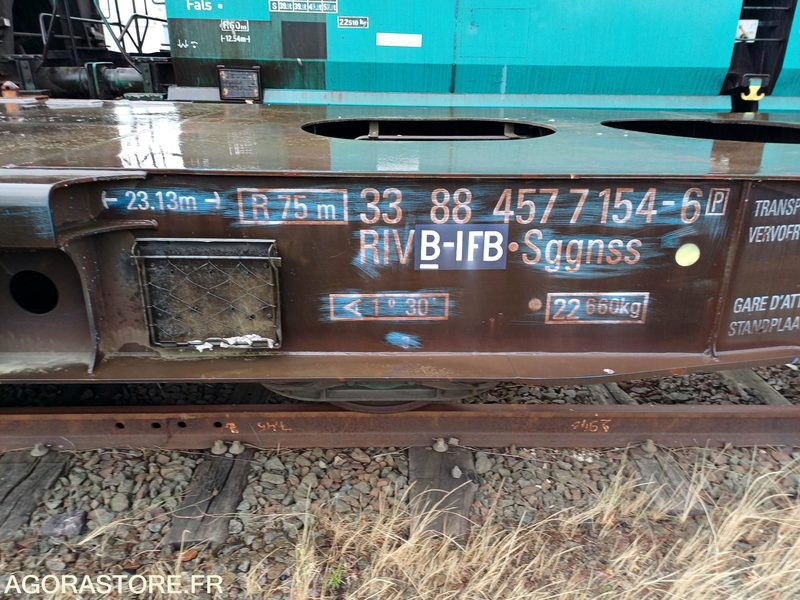 Other machinery Wagon plat intermodal type Sggnss – modèle 6432B0-4, 72 pieds - 2004 (ref 1538): picture 17