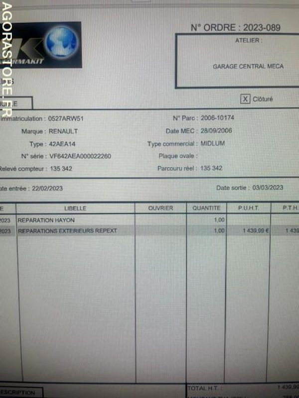 POID LOURD Renault Premium - Box truck: picture 5 POID LOURD Renault Premium - Box truck: picture 5