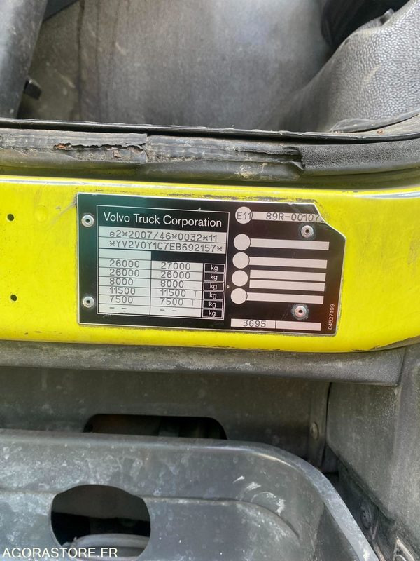 PORTEUR BOM 26T VOLVO GEESINK - 2014 / 160 803 KM (4002) - Garbage truck: picture 4 PORTEUR BOM 26T VOLVO GEESINK - 2014 / 160 803 KM (4002) - Garbage truck: picture 4