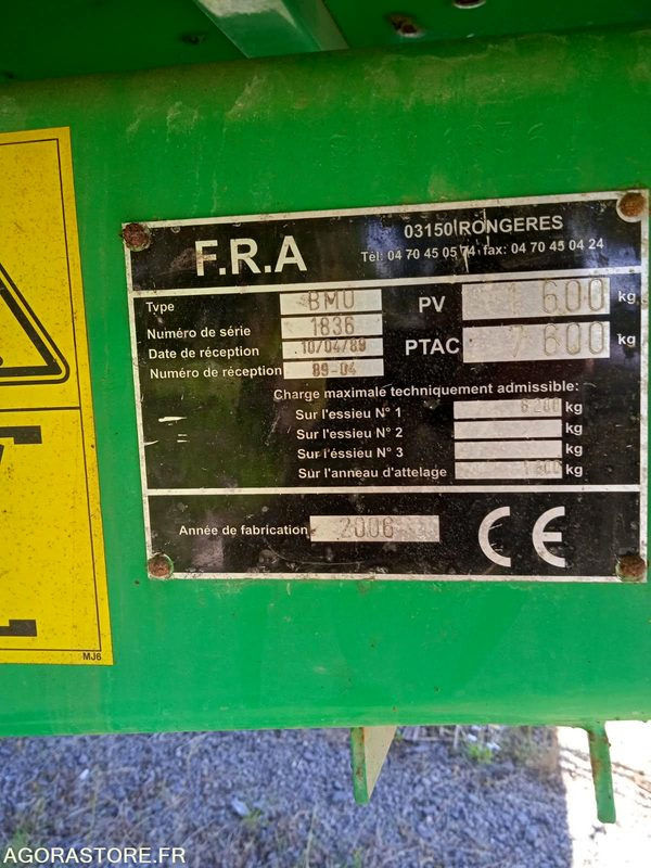 Remorque agricole "Maître" 6 Tonne - Farm trailer: picture 5 Remorque agricole "Maître" 6 Tonne - Farm trailer: picture 5