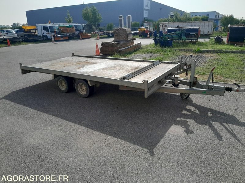 Remorque plateau 3t Anssems (RE182) - Dropside/ Flatbed semi-trailer: picture 1 Remorque plateau 3t Anssems (RE182) - Dropside/ Flatbed semi-trailer: picture 1