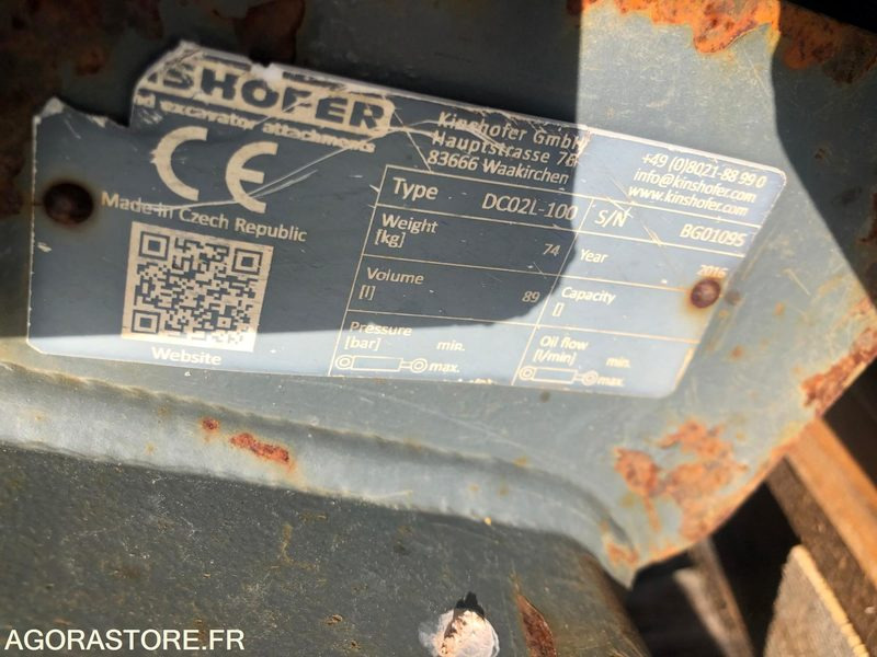 Godet curage 1000mm LEHNHOFF MS01 - Spare parts for Construction machinery: picture 4 Godet curage 1000mm LEHNHOFF MS01 - Spare parts for Construction machinery: picture 4