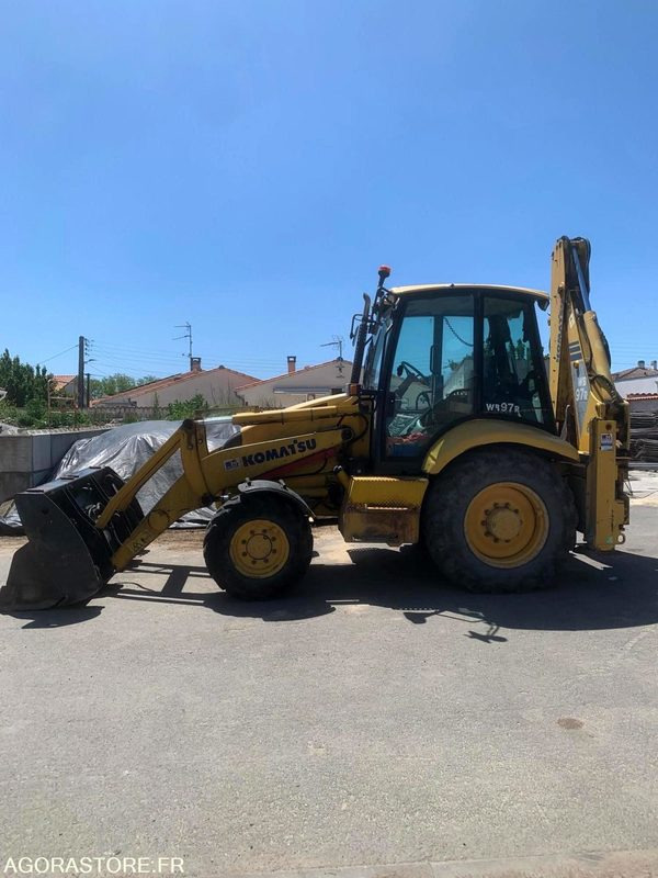 Backhoe loader TRACTOPELLE | KOMATSU WB97R | 4358 heures: picture 6