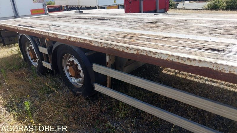 REMORQUE - SAMRO REMORQUE 2ESS PLATEAU - 2011 - BG-052-GM - Trailer: picture 1 REMORQUE - SAMRO REMORQUE 2ESS PLATEAU - 2011 - BG-052-GM - Trailer: picture 1