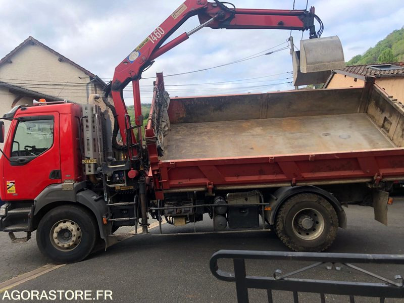 Camion Renault Kerax 340 - 755445 Kms - 2001 - Tribenne et grue - excellent état - Truck: picture 4 Camion Renault Kerax 340 - 755445 Kms - 2001 - Tribenne et grue - excellent état - Truck: picture 4