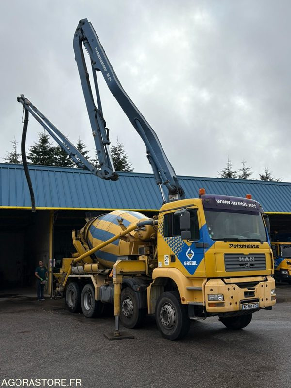 PUMI PUTZMEISTER M21 SUR PORTEUR MAN TGA - 2004 - 160600km - 2285h - Truck: picture 3 PUMI PUTZMEISTER M21 SUR PORTEUR MAN TGA - 2004 - 160600km - 2285h - Truck: picture 3