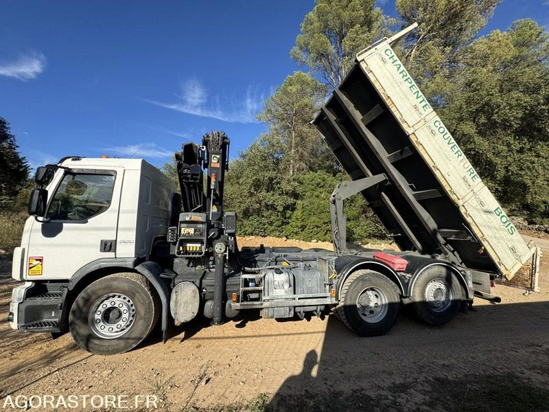 VOLVO 6x2 GRUE HIAB 244-E6 JIB 45X-3 - 2009 - 88 000km - Tipper: picture 4 VOLVO 6x2 GRUE HIAB 244-E6 JIB 45X-3 - 2009 - 88 000km - Tipper: picture 4
