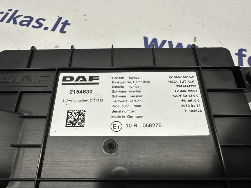 DAF A/C heater control unit module - ECU for Truck: picture 4 DAF A/C heater control unit module - ECU for Truck: picture 4