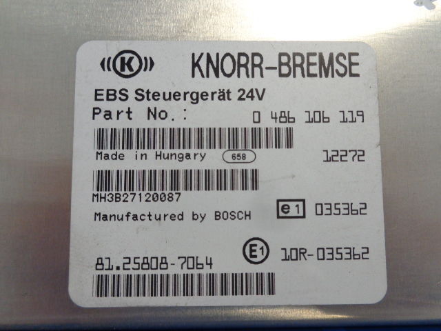 KNORR-BREMSE EBS control unit ( WORLDWIDE DELIVERY ) - ECU for Truck: picture 3 KNORR-BREMSE EBS control unit ( WORLDWIDE DELIVERY ) - ECU for Truck: picture 3
