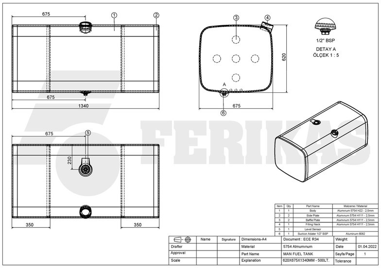 New Fuel tank for Truck MAN: picture 7