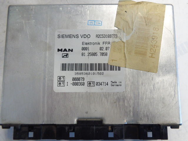 MAN elektronik FFR control unit (WORLDWIDE DELIVERY) - ECU for Truck: picture 1 MAN elektronik FFR control unit (WORLDWIDE DELIVERY) - ECU for Truck: picture 1