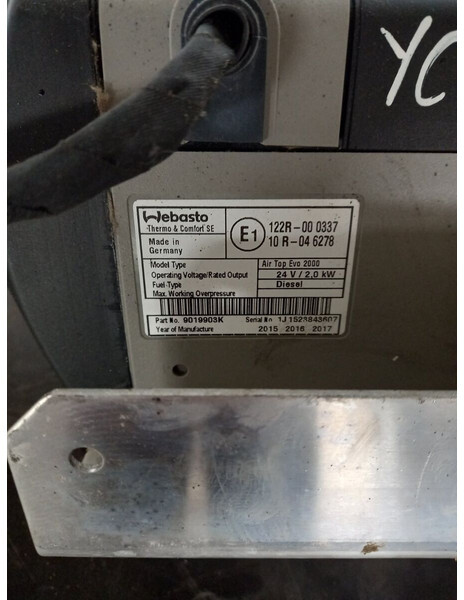 Webasto FH 4 - Heating/ Ventilation for Truck: picture 4 Webasto FH 4 - Heating/ Ventilation for Truck: picture 4