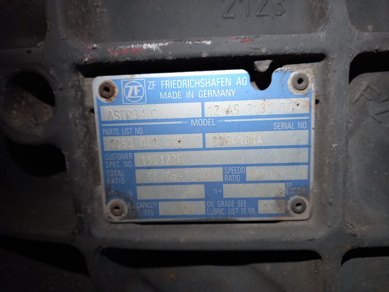 Gearbox for Truck ZF 12AS2131TD: picture 6