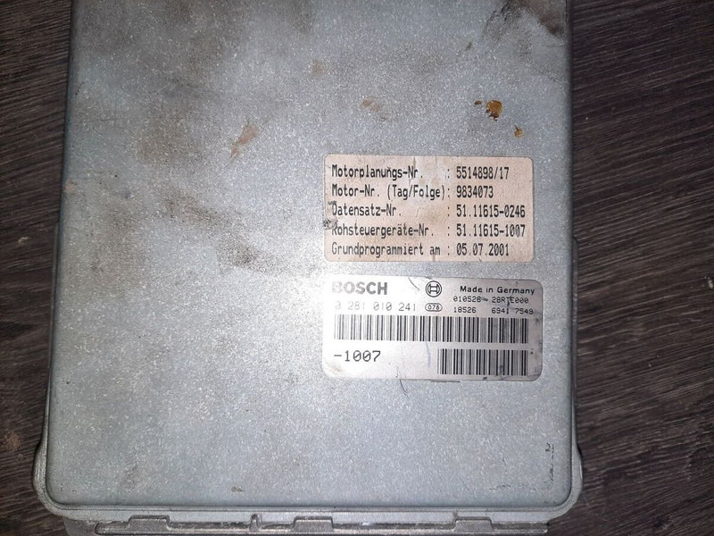 MAN BOSCH 0281001521. 0261200173 \ 020600009 - ECU: picture 5 MAN BOSCH 0281001521. 0261200173 \ 020600009 - ECU: picture 5