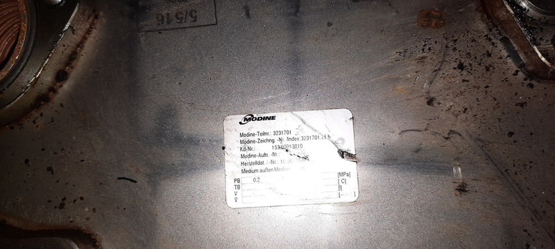Modine -Teinr - Oil cooler: picture 2 Modine -Teinr - Oil cooler: picture 2