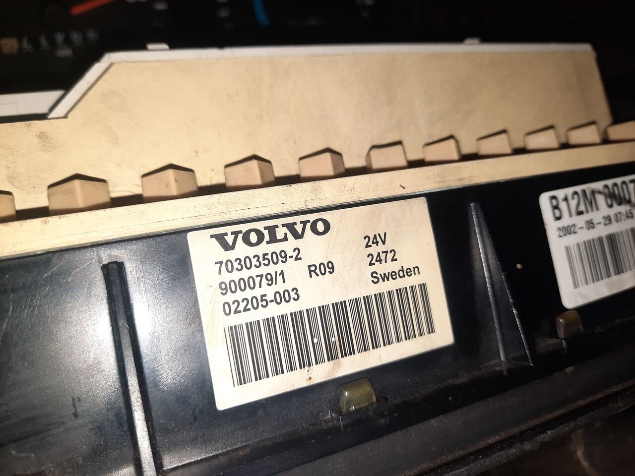 Volvo 70361832-1 . 70361831. 70329201-2 .22205475-P03. 70392912-P01/ Volvo B7 . B9. B12 . FH. Scania - Dashboard for Bus: picture 3 Volvo 70361832-1 . 70361831. 70329201-2 .22205475-P03. 70392912-P01/ Volvo B7 . B9. B12 . FH. Scania - Dashboard for Bus: picture 3