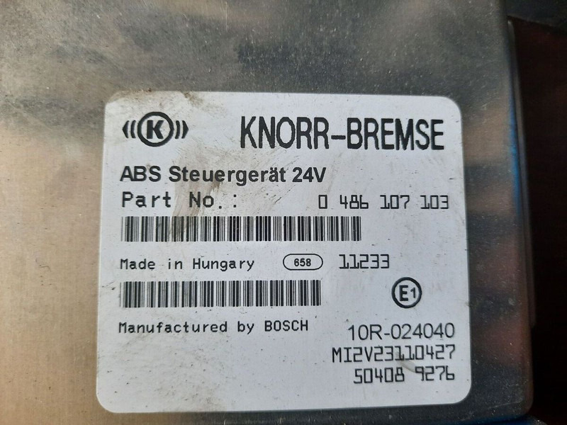 Volvo KNOR-BREMSE EBS 0486106063, 0486106028.\\\\ 0486106050 .\\ 063\\ - ECU: picture 5 Volvo KNOR-BREMSE EBS 0486106063, 0486106028.\\\\ 0486106050 .\\ 063\\ - ECU: picture 5