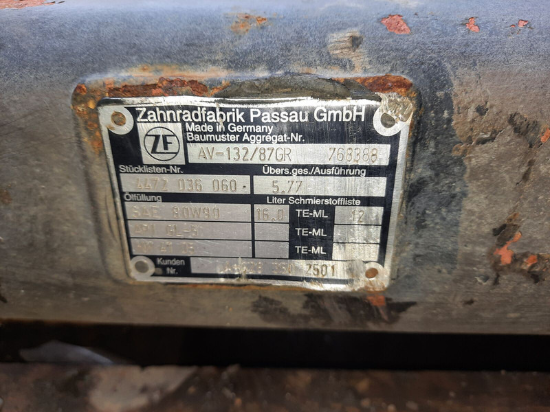 Volvo шестерни бортовой передачи ZF on lease Volvo шестерни бортовой передачи ZF: picture 11