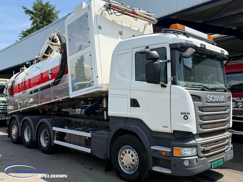 Scania R490 Euro 6, Rolba Inox / Edelstahl 18500 Liter, Robuschi, Pratissoli, 8x4 - Vacuum truck: picture 1 Scania R490 Euro 6, Rolba Inox / Edelstahl 18500 Liter, Robuschi, Pratissoli, 8x4 - Vacuum truck: picture 1