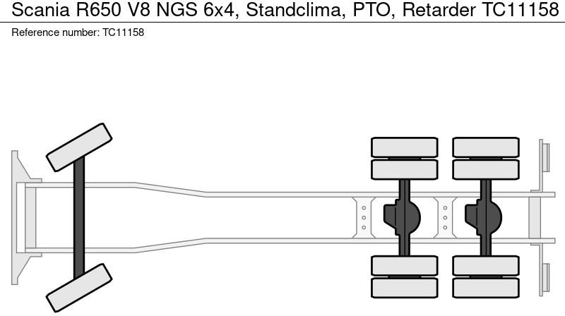 Scania R650 V8 NGS 6x4, Standclima, PTO, Retarder on lease Scania R650 V8 NGS 6x4, Standclima, PTO, Retarder: picture 12