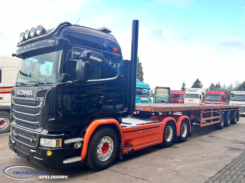Tractor unit Scania R580 V8 + Demarko Trailer, 6x4, Euro 6, Retarder, Highline, Showtruck: picture 6