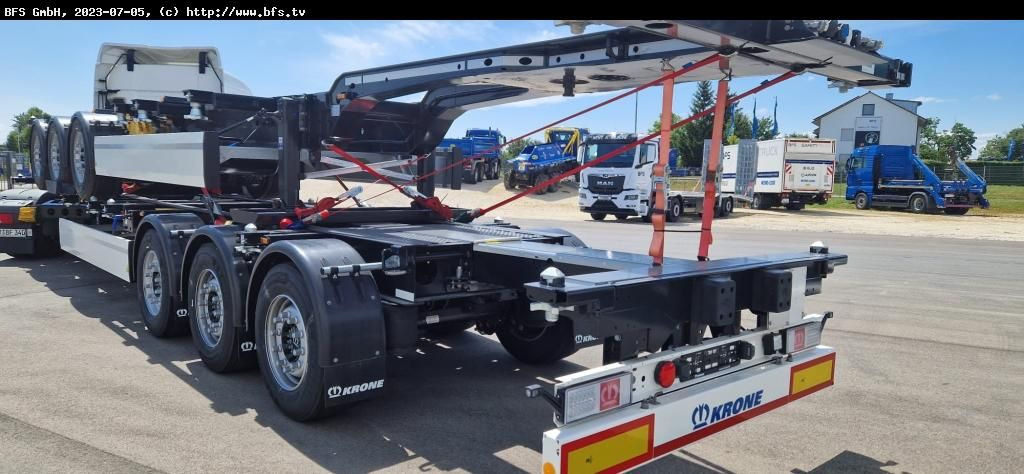 Krone Sattelauflieger Container Chassi SDC 27 eLTU5-2 Krone Sattelauflieger Container Chassi SDC 27 eLTU5-2 - Container transporter/ Swap body semi-trailer: picture 3 Krone Sattelauflieger Container Chassi SDC 27 eLTU5-2 Krone Sattelauflieger Container Chassi SDC 27 eLTU5-2 - Container transporter/ Swap body semi-trailer: picture 3