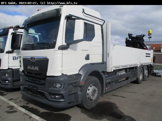 MAN TGS (TG3) 26.510 6x2-4 BL HIAB 232ES-5 X-HIPRO - Dropside/ Flatbed truck: picture 1 MAN TGS (TG3) 26.510 6x2-4 BL HIAB 232ES-5 X-HIPRO - Dropside/ Flatbed truck: picture 1