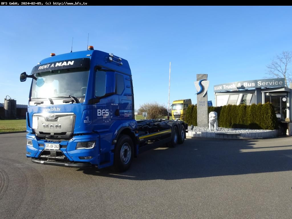 MAN TGS (TG3) 26.520 6x2-4 BL CH - Hook lift truck: picture 1 MAN TGS (TG3) 26.520 6x2-4 BL CH - Hook lift truck: picture 1