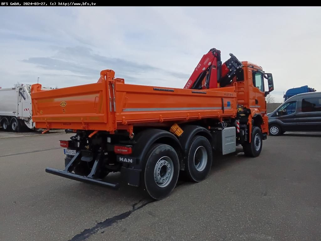 MAN TGS (TG3) 28.510 6x4-4 BL CH WiDi Fassi 15mt - Tipper: picture 2 MAN TGS (TG3) 28.510 6x4-4 BL CH WiDi Fassi 15mt - Tipper: picture 2