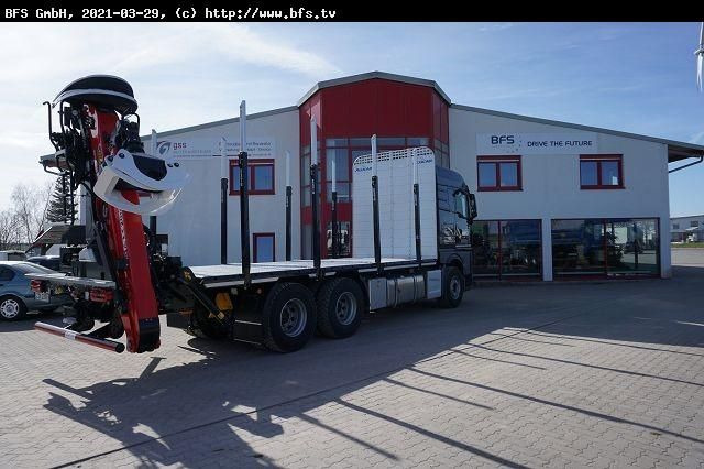 MAN TGX (TG3) 26.510 6x4 BL TG3, Plateau Aufbau - Timber truck: picture 4 MAN TGX (TG3) 26.510 6x4 BL TG3, Plateau Aufbau - Timber truck: picture 4