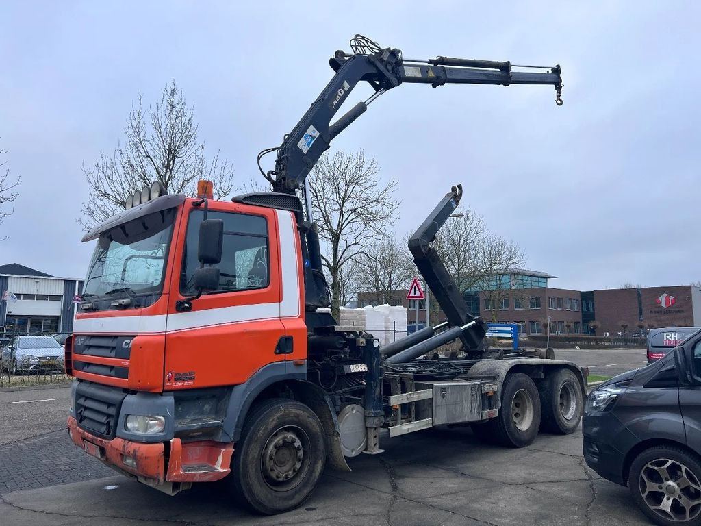 DAF CF 85.380 6X2 + MKG 141 A2 CRANE + 20 TON HOOKLI - Hook lift truck, Crane truck: picture 1 DAF CF 85.380 6X2 + MKG 141 A2 CRANE + 20 TON HOOKLI - Hook lift truck, Crane truck: picture 1