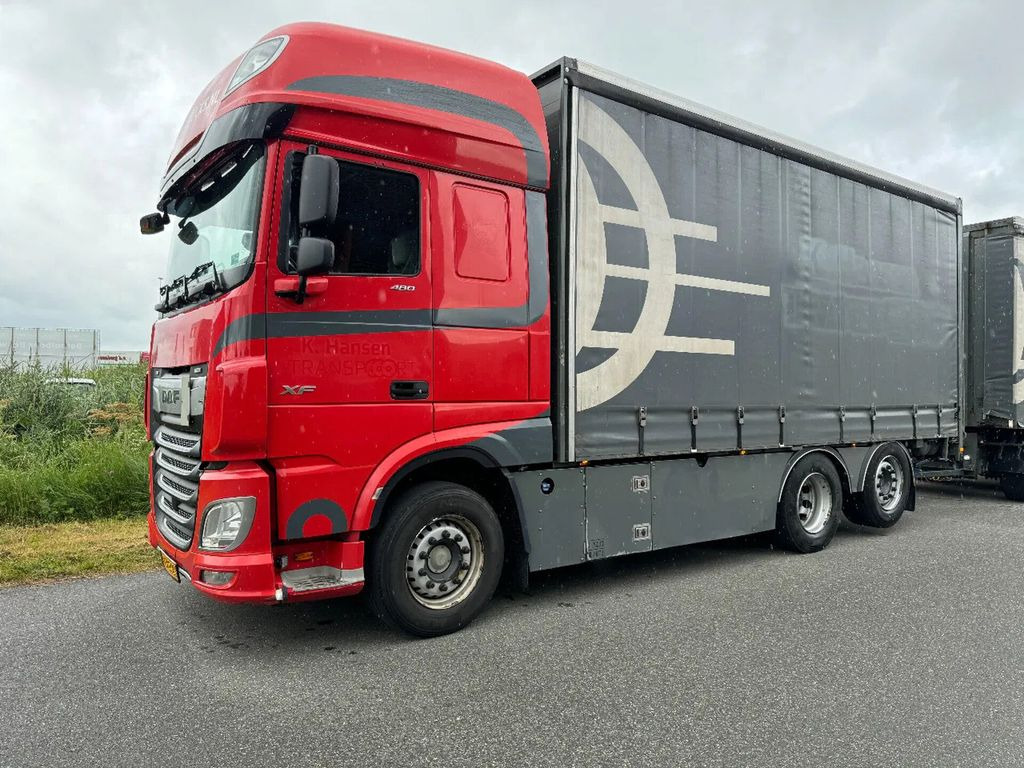 DAF XF 480 6X2 EURO 6 2018AUTOMATIC - Curtainsider truck: picture 1 DAF XF 480 6X2 EURO 6 2018AUTOMATIC - Curtainsider truck: picture 1