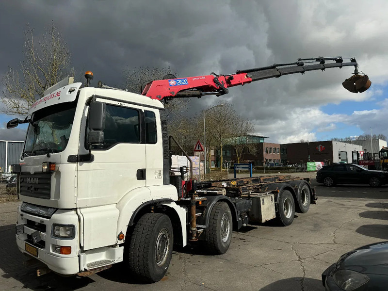 MAN TGA 35.440 8X2 - EURO 4 + HMF 2620K-RC 2018! + REMOTE + HYDRAUTO CABLE LIFT + LIFTING AXLE - Cable system truck, Crane truck: picture 1 MAN TGA 35.440 8X2 - EURO 4 + HMF 2620K-RC 2018! + REMOTE + HYDRAUTO CABLE LIFT + LIFTING AXLE - Cable system truck, Crane truck: picture 1
