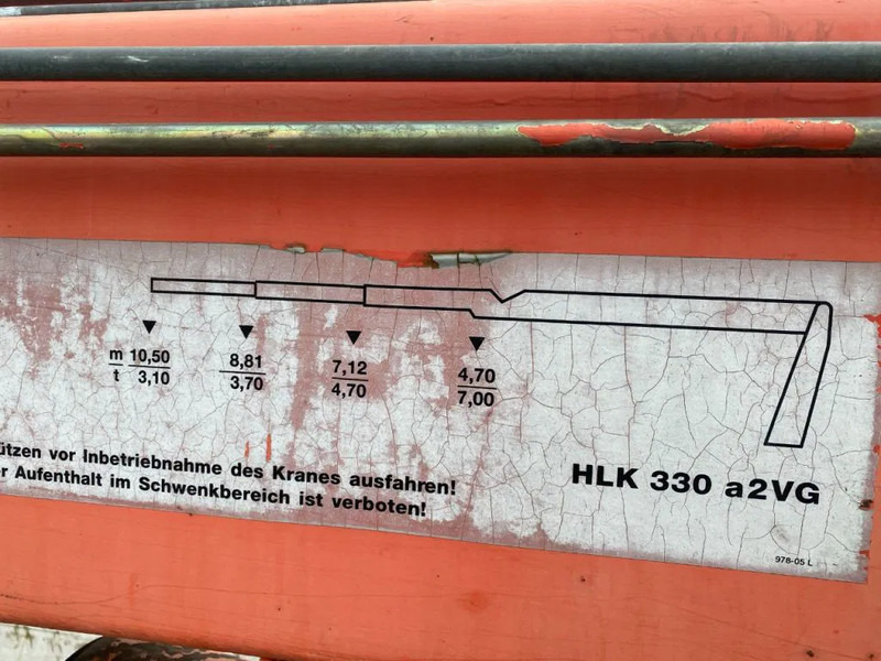 Orthaus 2 ASSIGE STEERING AXEL MKG HLK 330 VG CRANE - Dropside/ Flatbed semi-trailer: picture 4 Orthaus 2 ASSIGE STEERING AXEL MKG HLK 330 VG CRANE - Dropside/ Flatbed semi-trailer: picture 4