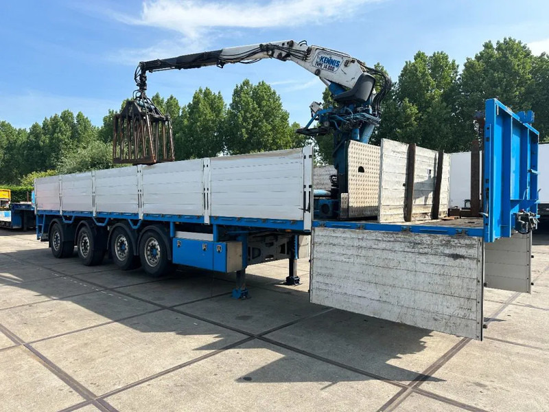 Pacton 4 X 4 ASSIGE MET KENNIS 14000 ROLLER KRAAN - Dropside/ Flatbed semi-trailer: picture 4 Pacton 4 X 4 ASSIGE MET KENNIS 14000 ROLLER KRAAN - Dropside/ Flatbed semi-trailer: picture 4