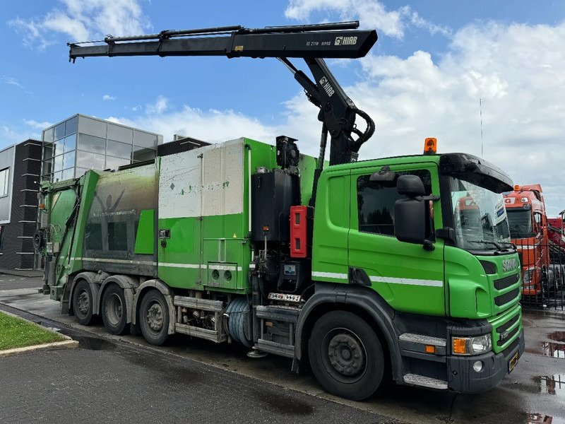 Scania P360 8X2 - HIAB 211BW-3 + FAUN VARIOPRESS - ONLY 198.135 KM - Garbage truck: picture 2 Scania P360 8X2 - HIAB 211BW-3 + FAUN VARIOPRESS - ONLY 198.135 KM - Garbage truck: picture 2