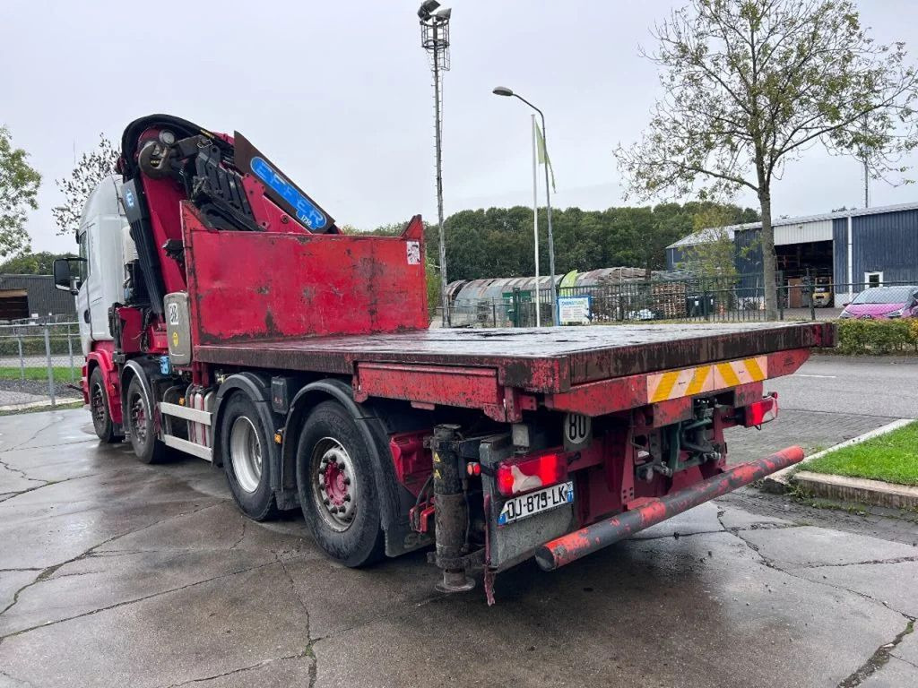 Crane truck, Dropside/ Flatbed truck Scania R490 8X2 EURO 6 + EFFER 1750/4S + REMOTE: picture 10