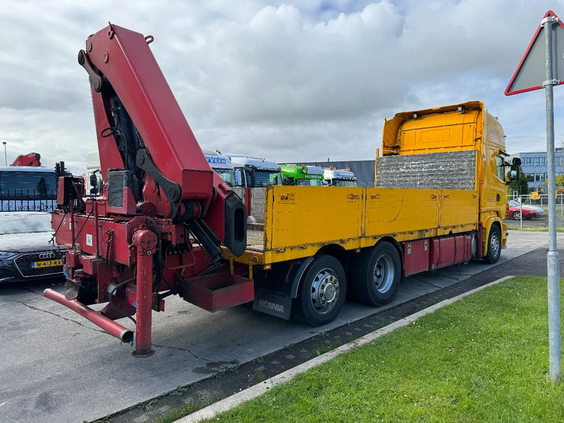 Dropside/ Flatbed truck, Crane truck Scania R500 V8 6X2 EURO 5 + HIAB 377EP-4XS + REMOTE CONTROL + RETARDER: picture 16