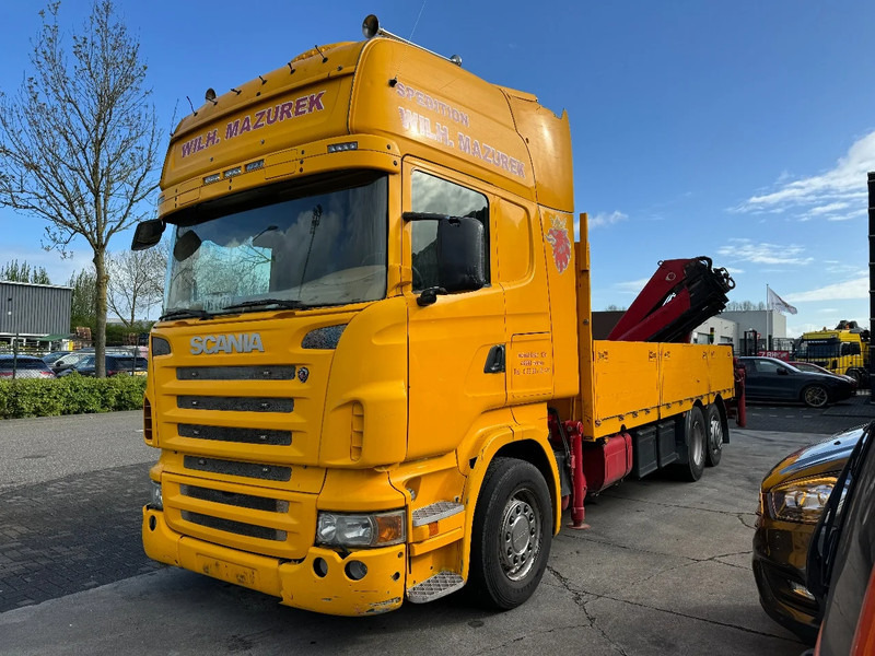 Dropside/ Flatbed truck, Crane truck Scania R500 V8 6X2 EURO 5 + HIAB 377EP-4XS + REMOTE CONTROL + RETARDER: picture 10