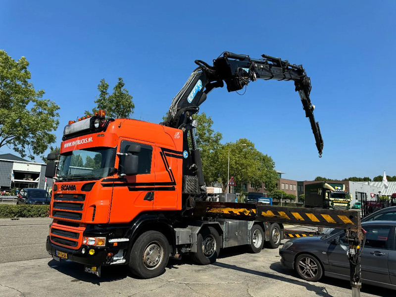 Scania R560 V8 8X2 + EFFER CRANE 1550 6S + FLYJIP 6XHYDR + REMOTE + WINCH - Crane truck: picture 1 Scania R560 V8 8X2 + EFFER CRANE 1550 6S + FLYJIP 6XHYDR + REMOTE + WINCH - Crane truck: picture 1